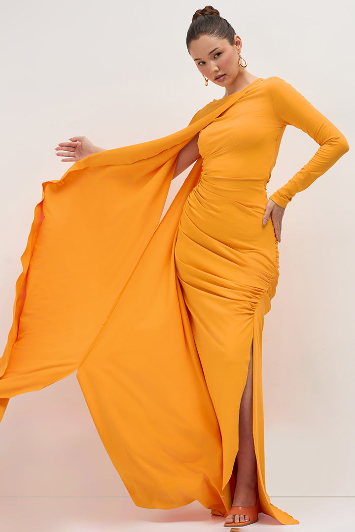 KIWA DRAPED DRESS