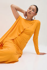 KIWA DRAPED DRESS