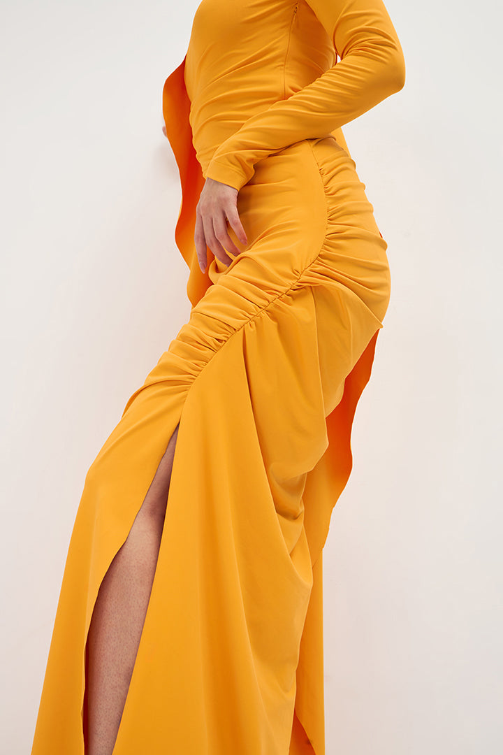 KIWA DRAPED DRESS