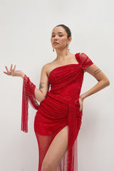 GRACE RHINE STONE GOWN