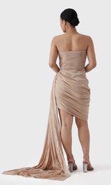 Chiffon Draped Evening Dress