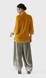 Velvet Embroidered Tunic & Pant