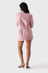 Dusty Rose Blazer Skirt Co-ord Set